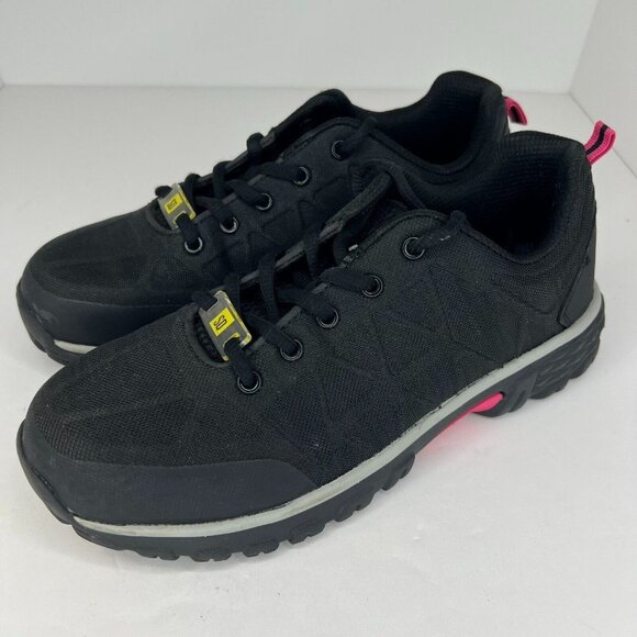 Nautilus Womens F2413-18 Black Spark Nano Toe Electrical Size 9.5 Work Shoes - Picture 1 of 10